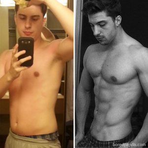 inspiringlife.pt - 33 fantásticas transformações de antes VS. depois da decisão de ficarem em forma