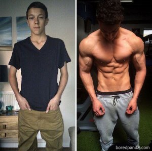 inspiringlife.pt - 33 fantásticas transformações de antes VS. depois da decisão de ficarem em forma