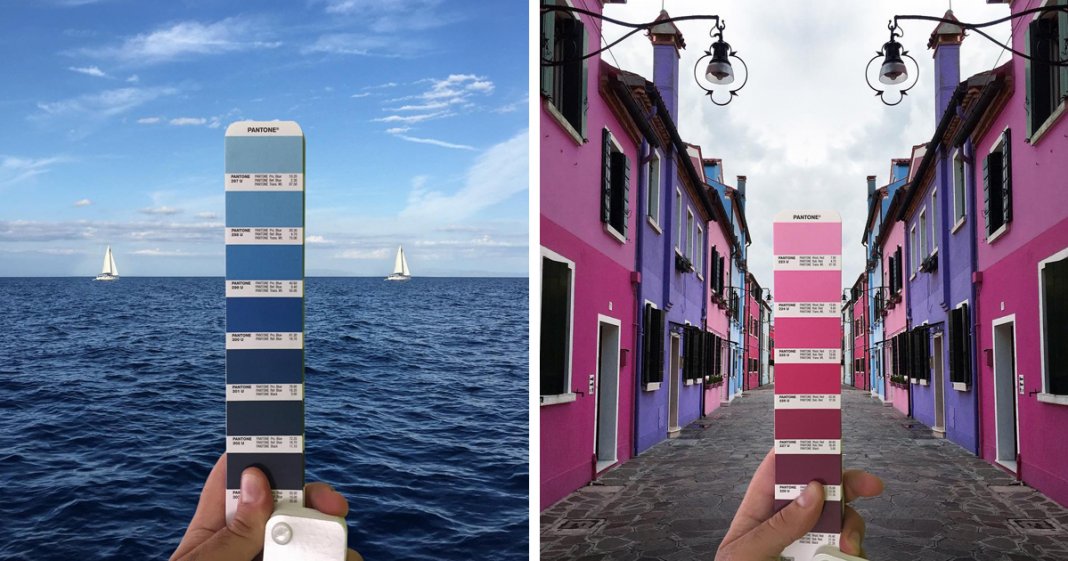 Designer gráfico italiano encontra cores Pantone em paisagens naturais e citadinas