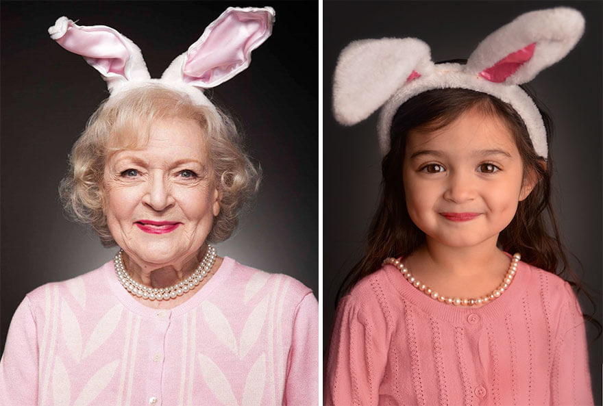 inspiringlife.pt - Menina de três anos apoia avó com cancro da mama ao vestir-se de famosas poderosas