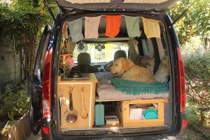 inspiringlife.pt - Mulher transforma carrinha em casa ambulante para poder viajar com a sua cadela
