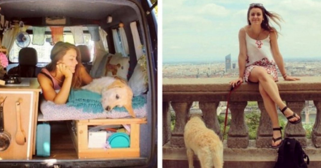Mulher transforma carrinha em casa ambulante para poder viajar com a sua cadela