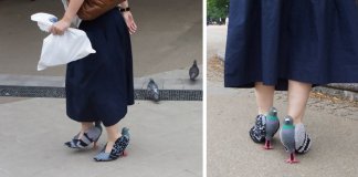 Sapatos em forma de pomba estão a gerar controvérsia nas redes sociais