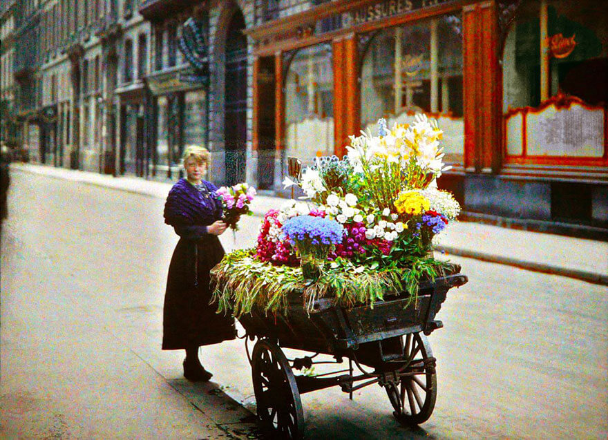 inspiringlife.pt - 26 fotos antigas coloridas que mostram como era o Mundo há 100 anos atrás