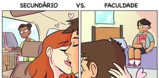 5 ilustrações que retratam as diferenças entre a vida no secundário vs. faculdade