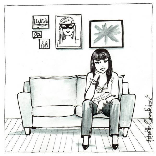 inspiringlife.pt - 7 ilustrações que captam a beleza de uma mulher que vive sozinha
