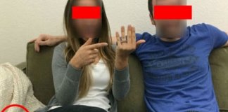 Casal partilha foto a anunciar o noivado mas mostram mais do que queriam