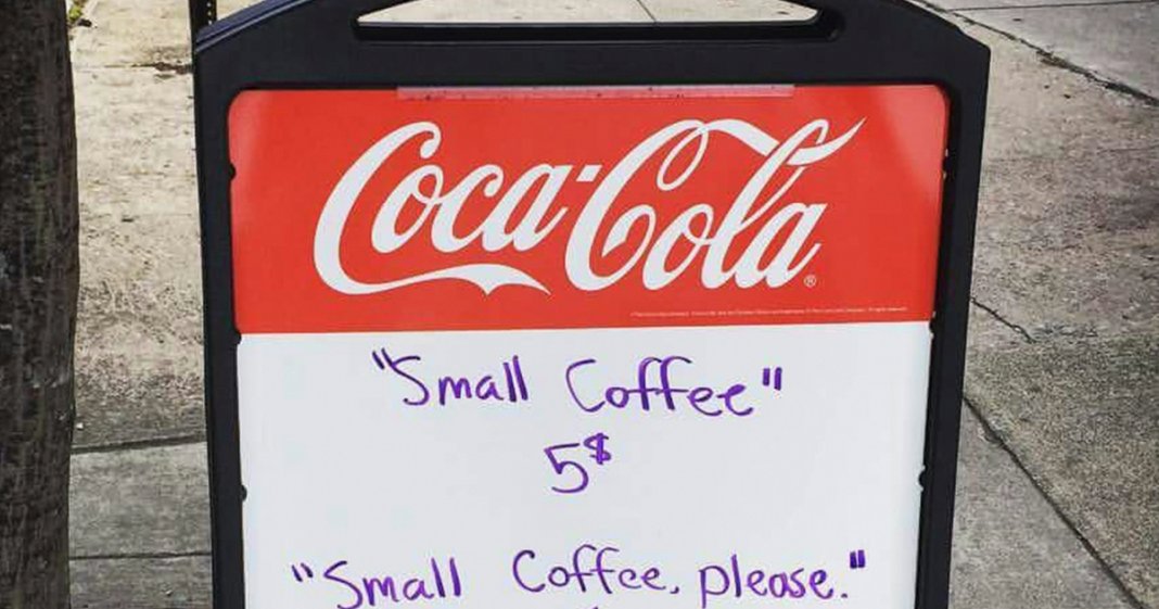 Dono de café arranja solução ideal para acabar com a “má educação” dos seus clientes