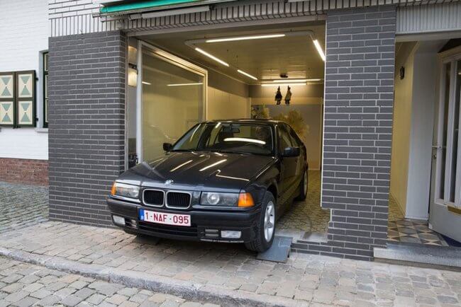 inspiringlife.pt - Homem proibido de fazer uma garagem criou uma óptima solução