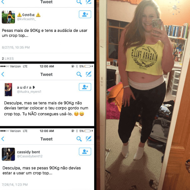 inspiringlife.pt - Rapariga responde aos que dizem: "Se tens mais de 90kg n&atilde;o podes usar leggings!"