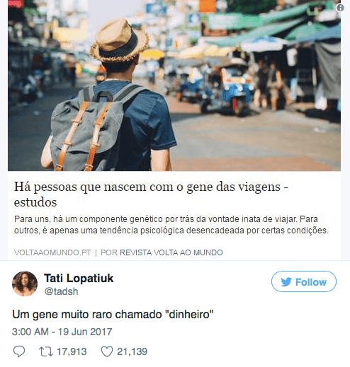 inspiringlife.pt - 13 tweets hilariantes que provam que o povo brasileiro é o mais engraçado de sempre