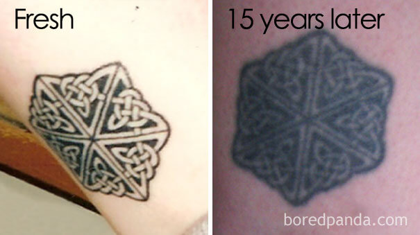 inspiringlife.pt - 23 fotos de antes vs. depois que mostram como as tatuagens "envelhecem"