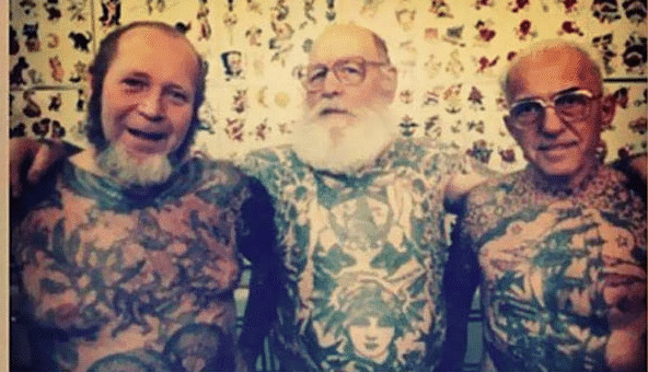 inspiringlife.pt - 23 s&eacute;niores tatuados que provam que a rebeldia &eacute; intemporal