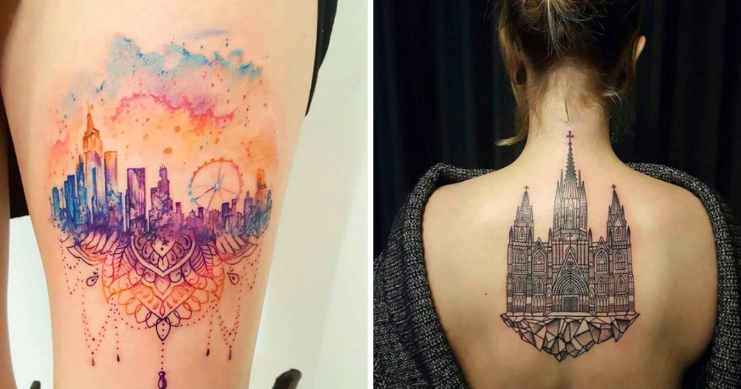 27 tatuagens de arquitectura citadina para os amantes de cidades