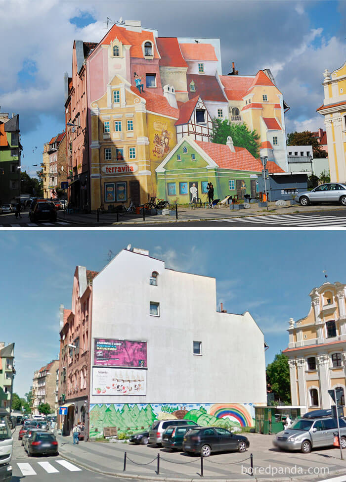 inspiringlife.pt - 28 fotos antes vs. depois de incríveis transformações de arte urbana