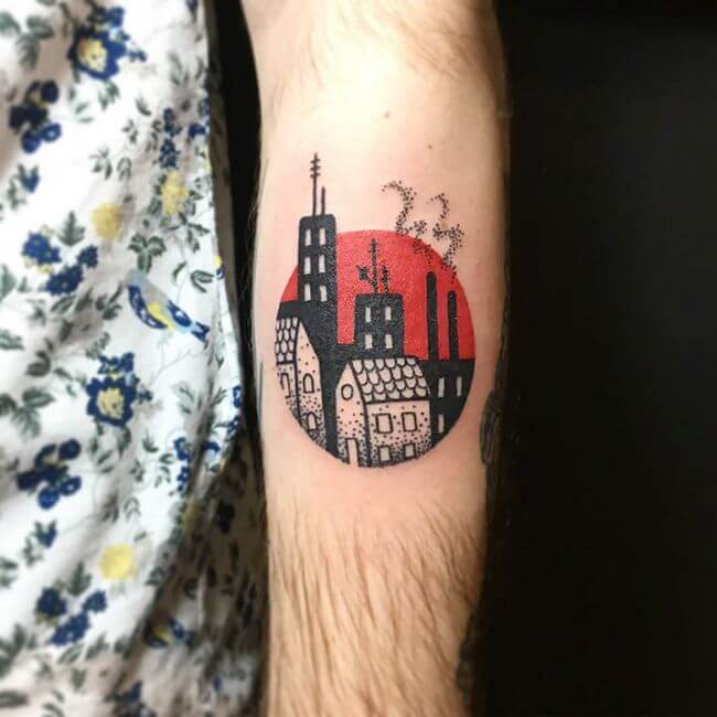 inspiringlife.pt - 27 tatuagens de arquitectura citadina para os amantes de cidades