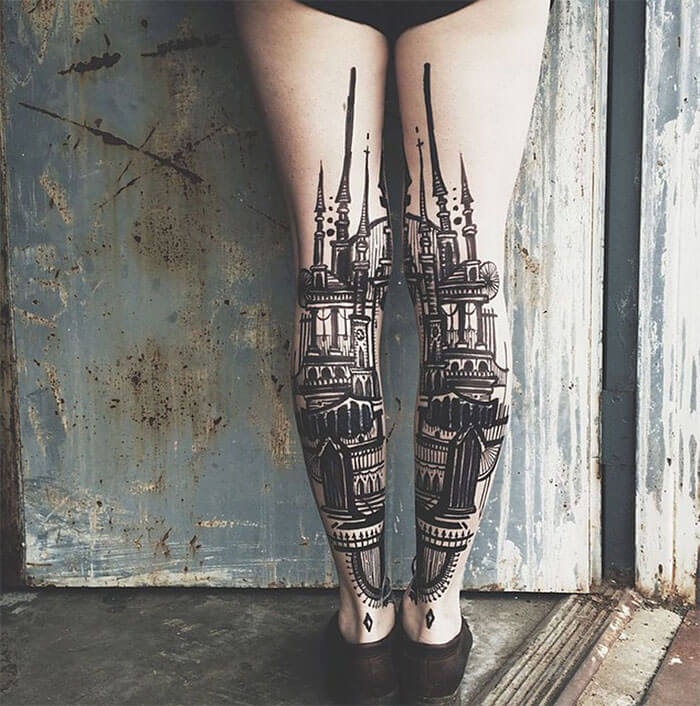 inspiringlife.pt - 27 tatuagens de arquitectura citadina para os amantes de cidades