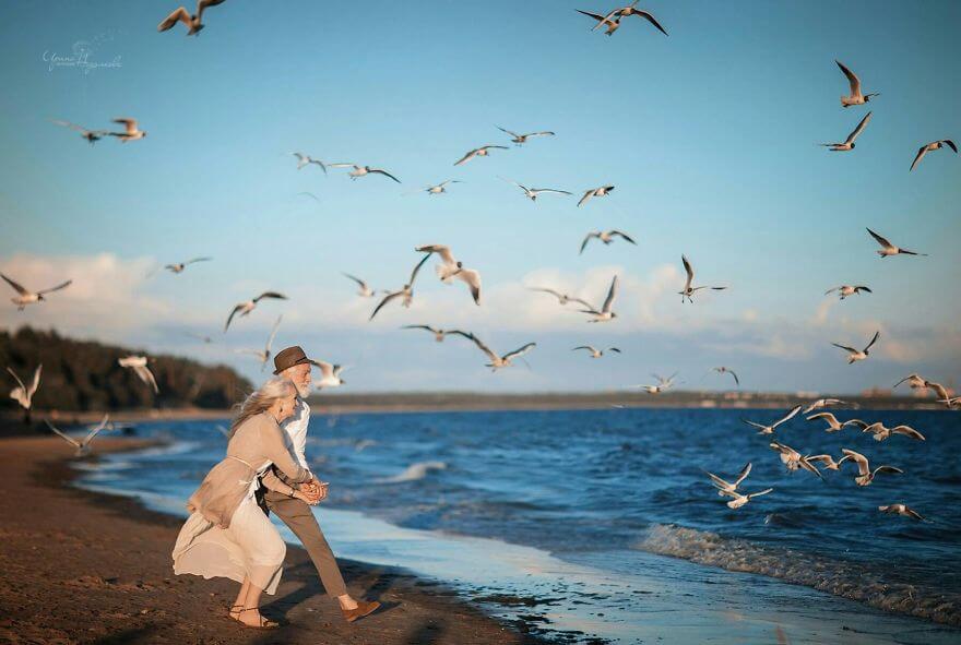 inspiringlife.pt - Casal idoso faz sessão fotográfica que prova que o "amor para sempre" existe