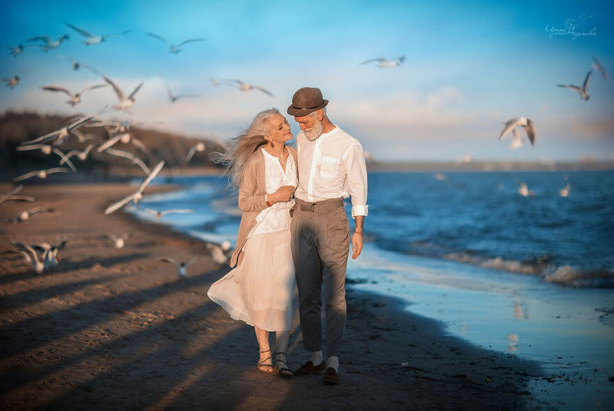 inspiringlife.pt - Casal idoso faz sessão fotográfica que prova que o "amor para sempre" existe