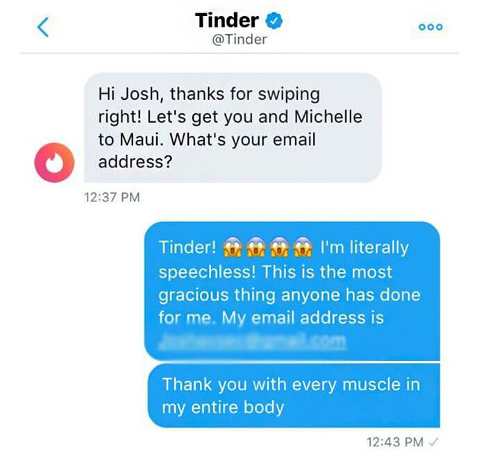 inspiringlife.pt - Dois jovens estranhos mantêm a "conversa" mais duradoura do Tinder até que empresa decide intervir