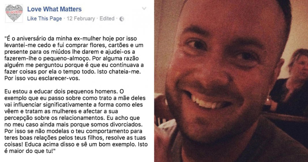 Homem continua a dar flores à sua ex-mulher e o motivo surpreende toda a gente