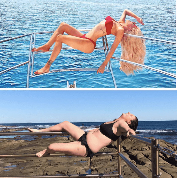 inspiringlife.pt - Mulher faz recriações absolutamente hilariantes de fotos de famosos