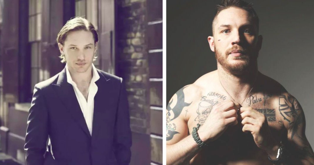 Tom Hardy – o adorável antes vs. o sexy depois