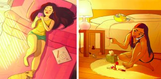 26 ilustrações que retratam na perfeição a felicidade de viver sozinha