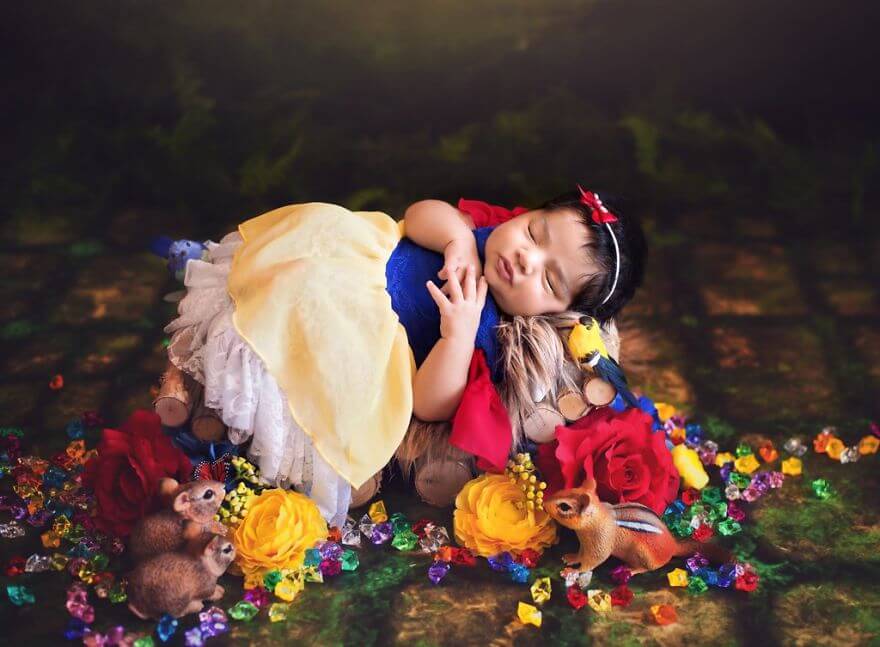 inspiringlife.pt - 6 bebés fazem a sessão fotográfica mais adorável de sempre como mini princesas da Disney