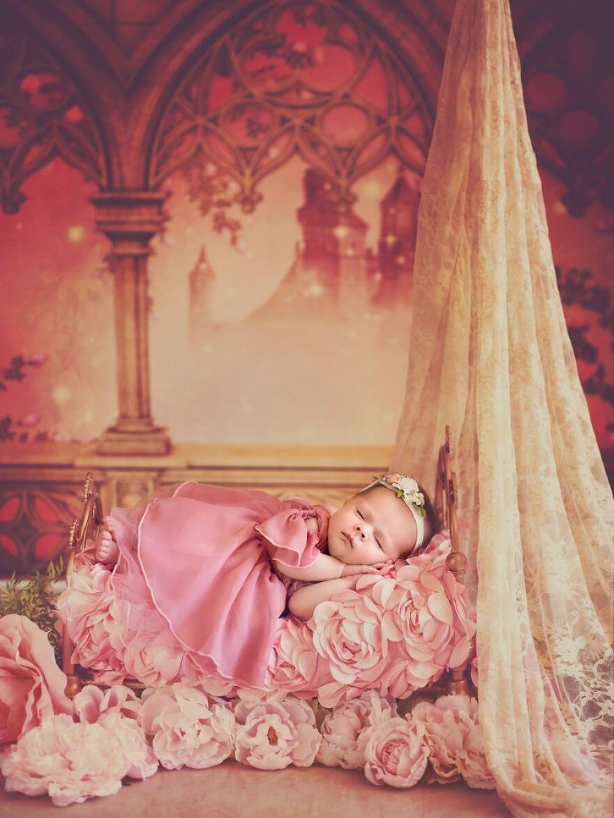 inspiringlife.pt - 6 bebés fazem a sessão fotográfica mais adorável de sempre como mini princesas da Disney