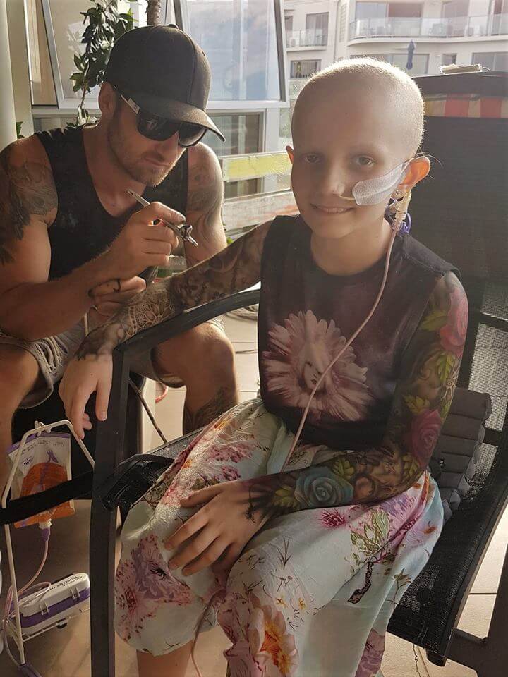 inspiringlife.pt - Artista tatua crianças doentes para tornar a sua estadia no hospital mais divertida