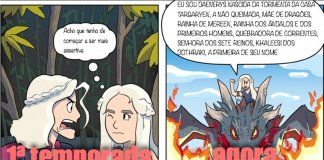 As personagens de Game of Thrones: Antes Vs. Agora