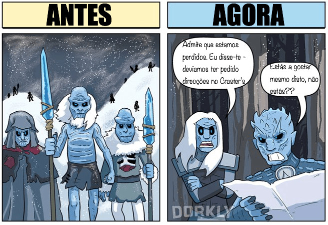 inspiringlife.pt - As personagens de Game of Thrones: Antes Vs. Agora