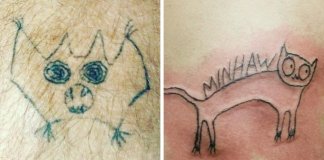 Tatuadora brasileira torna-se conhecida pelos seus desenhos horríveis