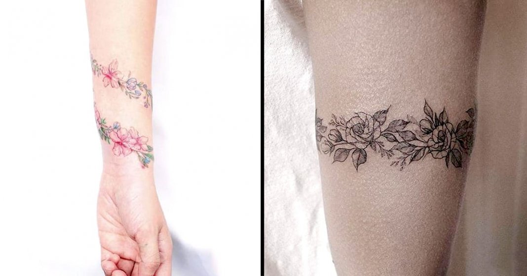 14 tatuagens em formato de pulseira super originais