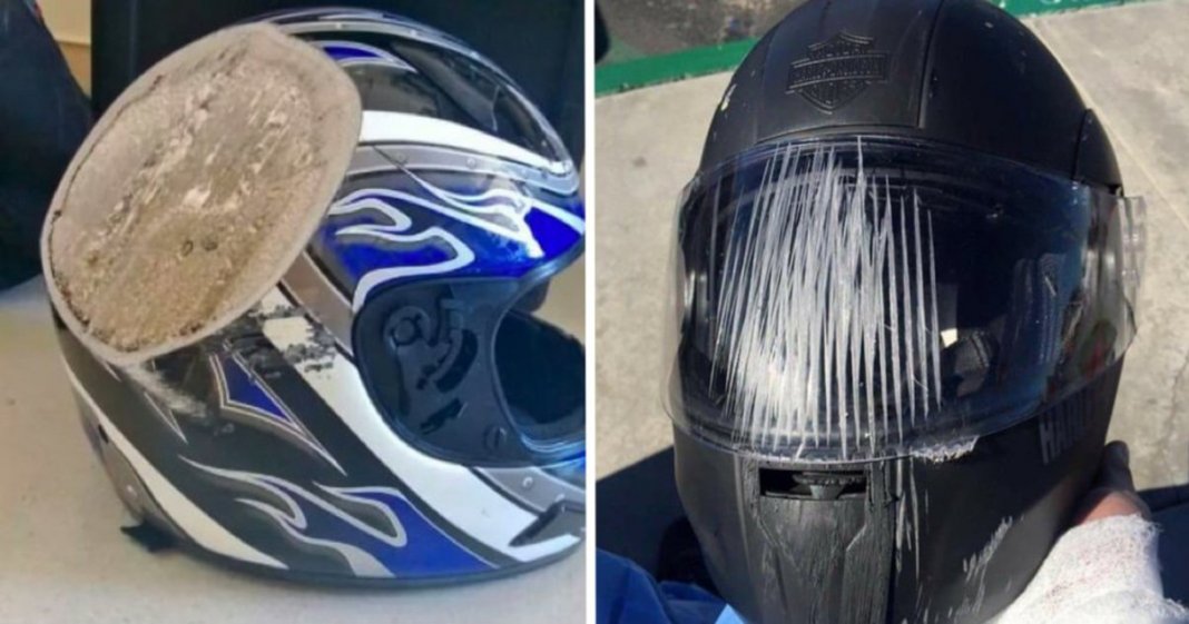 17 imagens que mostram o porquê de nunca deixares de usar capacete