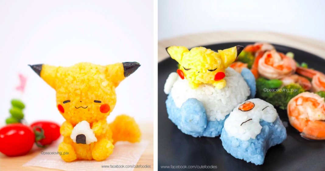 20 Pokémon’s em forma de bolinhos de arroz japonês absolutamente fantásticos