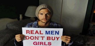 Ashton Kutcher já salvou 6000 vitimas do mundo do tráfico humano