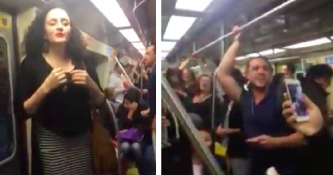 Mulher brasileira colocou o metro de São Paulo a cantar a música “Evidências”