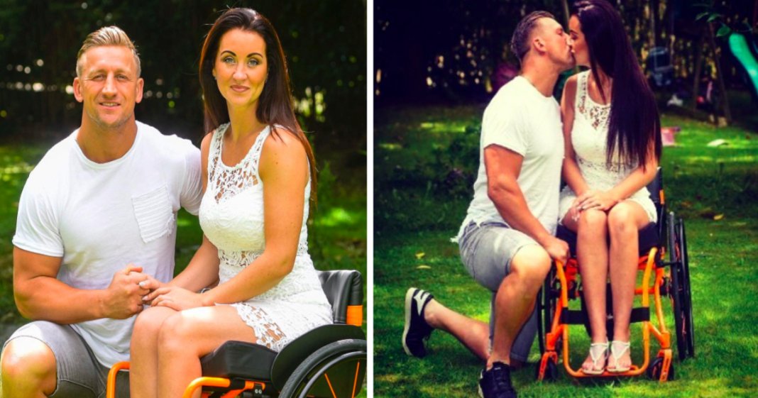 Mulher encontra novamente o amor após o marido a abandonar quando ficou paraplégica