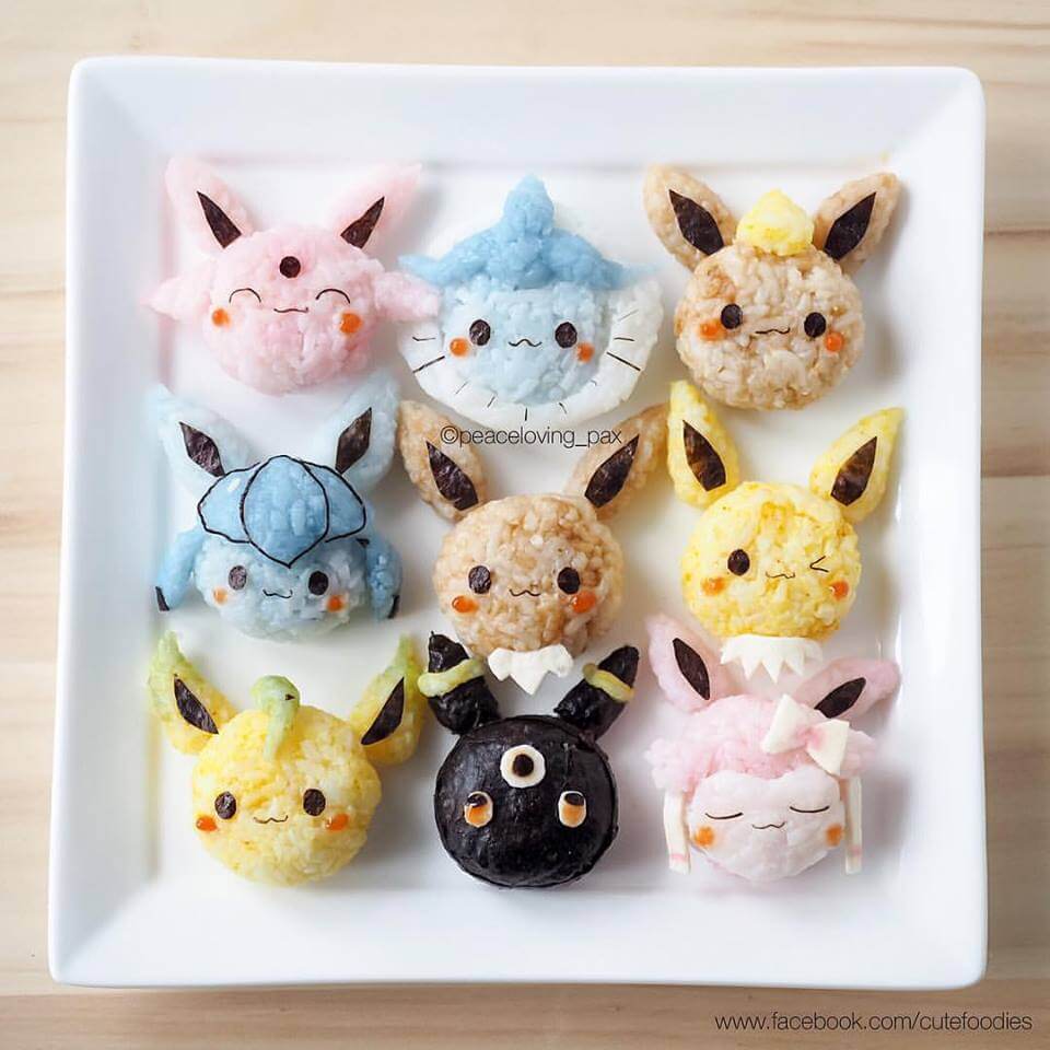 inspiringlife.pt - 20 Pokémon's em forma de bolinhos de arroz japonês absolutamente fantásticos