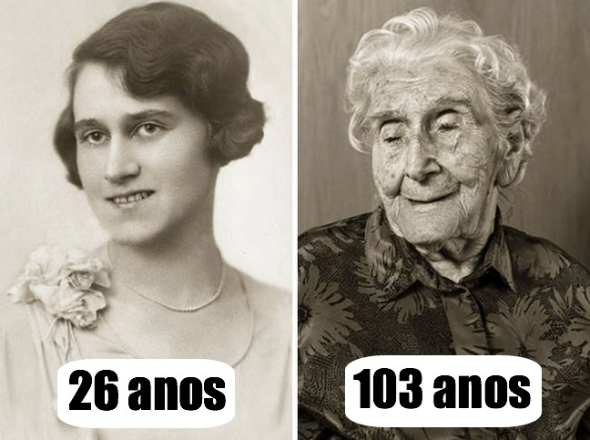 inspiringlife.pt - 12 retratos de pessoas centenárias quando ainda eram jovens vs. depois dos 100 anos