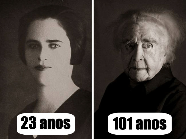 inspiringlife.pt - 12 retratos de pessoas centenárias quando ainda eram jovens vs. depois dos 100 anos