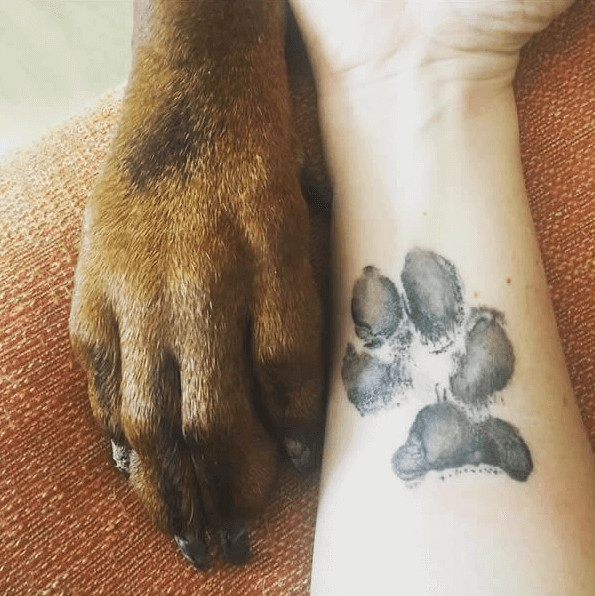 inspiringlife.pt - Tatuagens das patas dos cães de estimação estão a fazer as delícias dos donos de animais