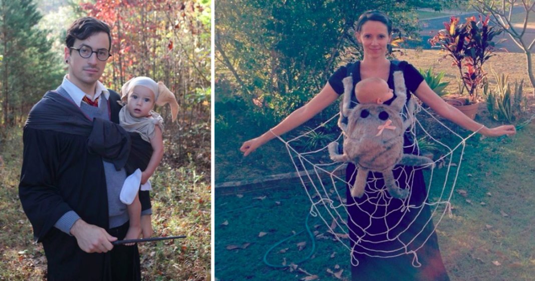 29 ideias de disfarces de Halloween geniais para pais com bebés