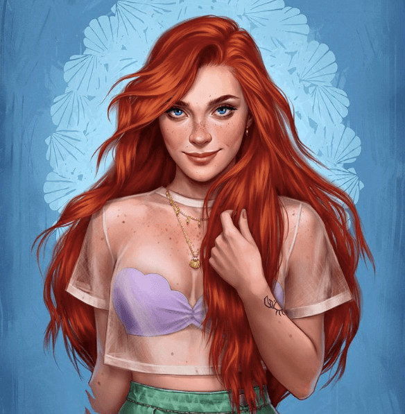 inspiringlife.pt - Artista transforma as famosas princesas da Disney em mulheres modernas