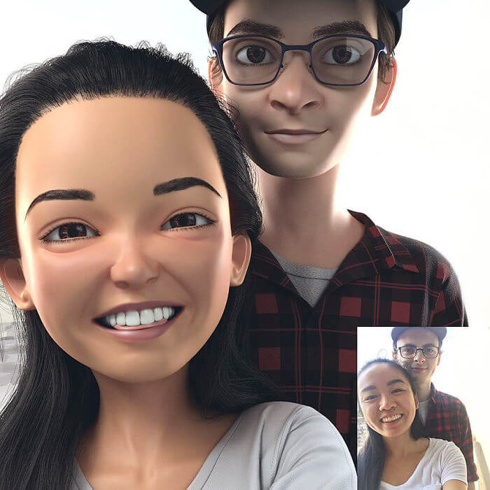 inspiringlife.pt - Artista transforma fotografias de pessoas em impressionantes bonecos 3D estilo Pixar