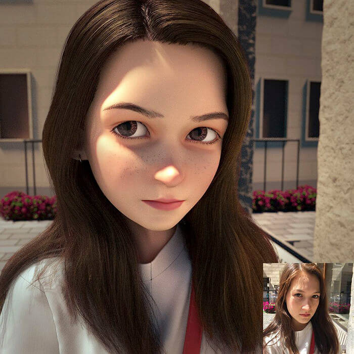 inspiringlife.pt - Artista transforma fotografias de pessoas em impressionantes bonecos 3D estilo Pixar