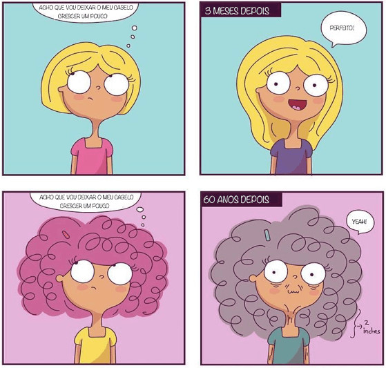 inspiringlife.pt - 14 ilustra&ccedil;&otilde;es que retratam na perfei&ccedil;&atilde;o a vida de uma mulher com cabelo encaracolado