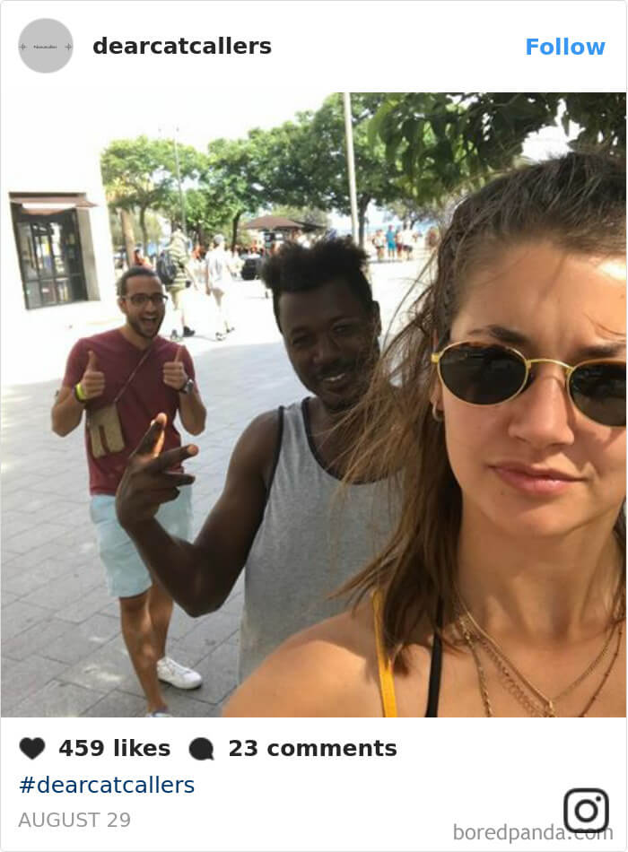 inspiringlife.pt - Mulher tira selfies com os homens que lhe assobiam na rua e o resultado é perturbador
